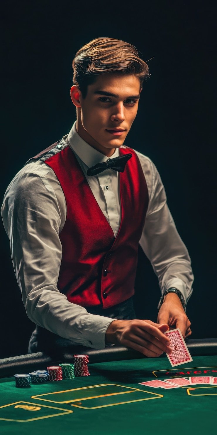 Live dealer studio for Sic Bo Dadu on presidenslot apk